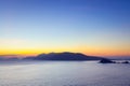 Dunquin bay in Co. Kerry at sunset Royalty Free Stock Photo