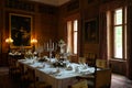 Interior of Dunrobin castle, Scotland Royalty Free Stock Photo