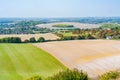 Dunstable Downs in the Chiltern Hills Royalty Free Stock Photo