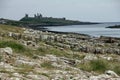 Dunstanburgh Castle View Royalty Free Stock Photo