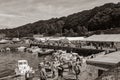 Dunure in Scotland Outlander Filming Location having a Festival of the Sea Open day and Busy with many visitors to this Popular