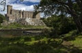 Dunvegan castle on the Isle of Skye - the seat of the MacLeod of MacLeod, Scotland, United Kingdom. Royalty Free Stock Photo