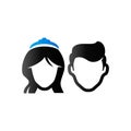 Duo Tone Icon - Bride and groom