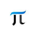 Duo Tone Icon - Greek pi