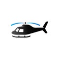 Duo Tone Icon - Helicopter Royalty Free Stock Photo