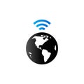 Duo Tone Icon - Wireless world