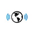 Duo Tone Icon - Wireless world