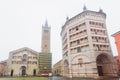 Duomo and Baptistery, Parma Royalty Free Stock Photo