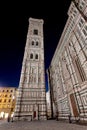 Duomo Basilica di Santa Maria del Fiore Florence Firenze Tuscany Italy night Royalty Free Stock Photo