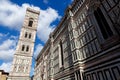 Duomo campanile Basilica di Santa Maria del Fiore Florence Firenze Tuscany Italy Royalty Free Stock Photo