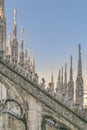 Duomo Cathedral Exterior Detail, Milan, Italy Royalty Free Stock Photo