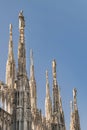 Duomo Cathedral Exterior Detail, Milan, Italy