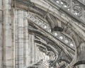 Duomo Cathedral Exterior Detail, Milan, Italy