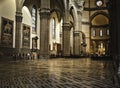 Duomo cathedral Florence inside Royalty Free Stock Photo