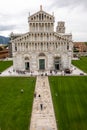 The Duomo Cathedral of Pisa, with the Leaning Tower behind it. Pisa, Tuscany, Italy Royalty Free Stock Photo