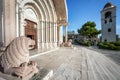 At the Duomo Cathedral San Ciriaco in Ancona Italy Royalty Free Stock Photo