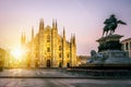Duomo di Milano Milan Cathedral in Milan, Italy Royalty Free Stock Photo