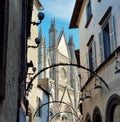 The Duomo di Orvieto, one of the most beautiful cathedral in Tancany, Italy Royalty Free Stock Photo