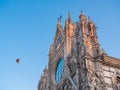 Duomo die Siena Cathedral West Facade Royalty Free Stock Photo