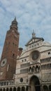 Duomo e torrazzo Royalty Free Stock Photo