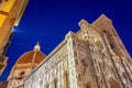 Duomo and Florence city downtown skyline cityscape of  Italy Royalty Free Stock Photo