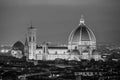 Duomo and Florence city downtown skyline cityscape of  Italy Royalty Free Stock Photo