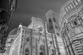 Duomo and Florence city downtown skyline cityscape of  Italy Royalty Free Stock Photo