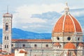 Duomo of Florence with Giotto Beltower Royalty Free Stock Photo