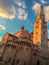 Duomo and Ghirlandina Tower in Modena, Italy