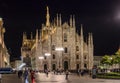 Duomo Milan Cathedral Church in Milan, Lombardy, Italy. Also Named Metropolitan Cathedral Basilica of the Nativity of Saint Mary