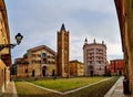 Duomo and Battistero in Parma, Italy