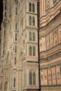 Firenze, Tuscany, Italy. Duomo cathedral facade by night Royalty Free Stock Photo