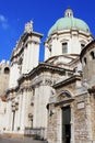 The Duomo Vecchio or Old Cathedral, Brescia, Italy. Brescia is a city located in northern of Italy near the famous Lake