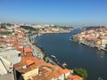 Duoro River Porto Portugal Louie Bridge view