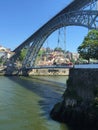 Duoro River Porto Portugal Louie Bridge view