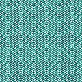 Duotone, 2-color geometric pattern of dense wavy lattice, grid. Interweaved, interlocking lineal, linear mesh pattern. Texture of