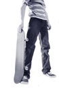 Duotoned Skater Royalty Free Stock Photo