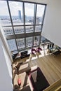 Duplex apartment with city views