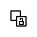 Duplicate Object Unlock Icon