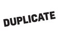 Duplicate stamp typ Royalty Free Stock Photo