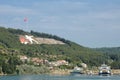 Dur Yolcu Sign on Kilitbahir Hills , Canakkale, Turkey