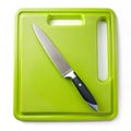 Plastic cutting board with built-in knife sharpener Royalty Free Stock Photo