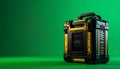 Durable Protective Equipment Case on Green Background Royalty Free Stock Photo