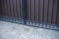 Durable wavy fence Royalty Free Stock Photo