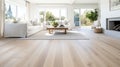 durable white oak flooring Royalty Free Stock Photo