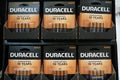 Duracell batteries display of AAA power storage devices