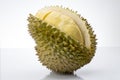 Durain fruit on white background Royalty Free Stock Photo