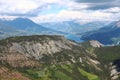 Durance River in between the mountains, Hautes-Alpes, France