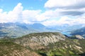 Durance River between the mountains, Hautes-Alpes, France