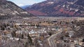 Durango, Colorado from the top Royalty Free Stock Photo